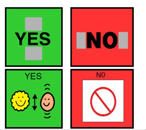 all done boardmaker|boardmaker yes and no symbols.